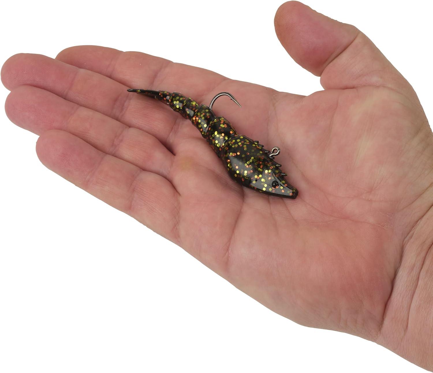 imageBerkley PowerBait Saltwater PowerSwitch Shrimp Fishing Soft BaitDark Night