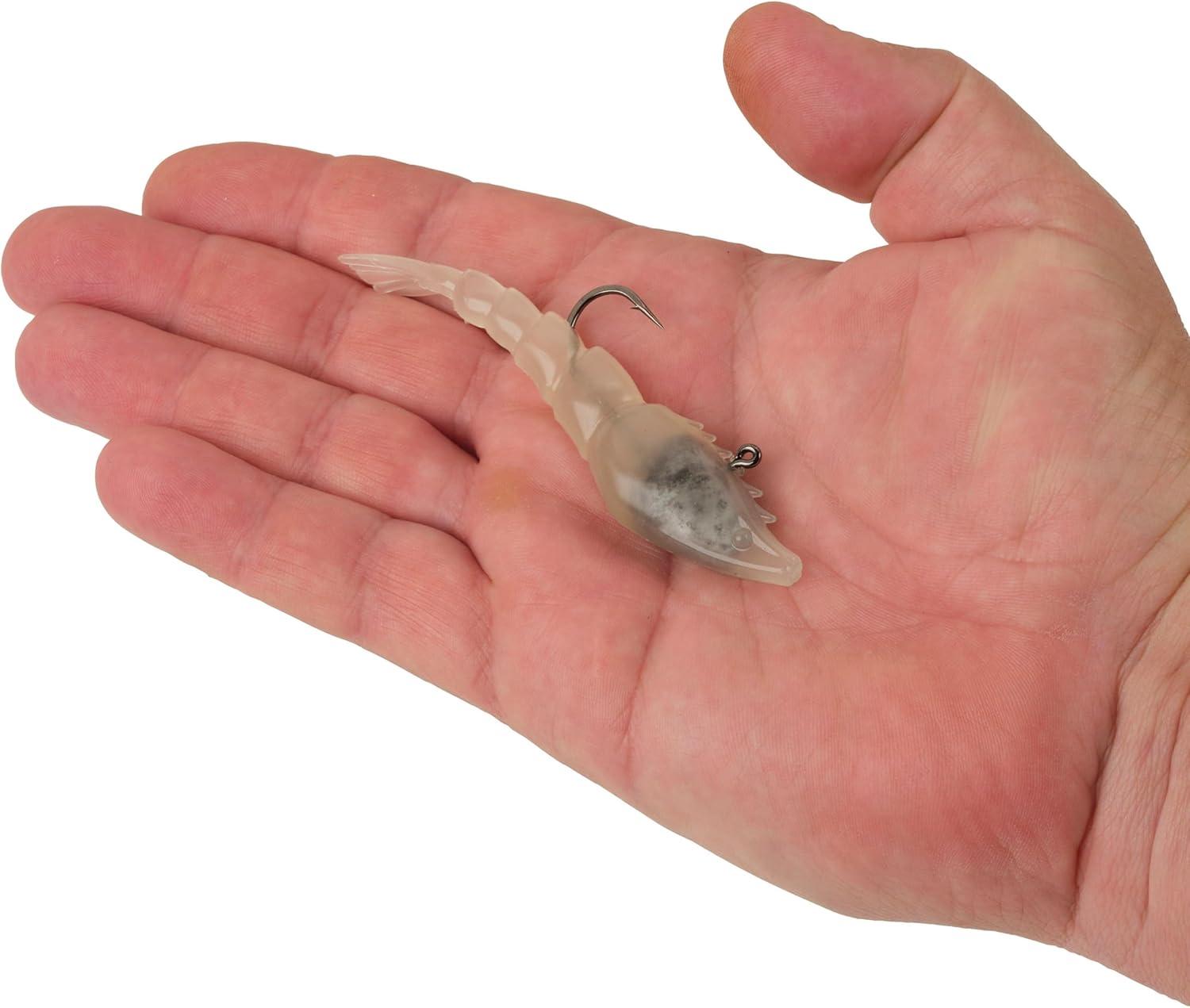 imageBerkley PowerBait Saltwater PowerSwitch Shrimp Fishing Soft BaitGlow