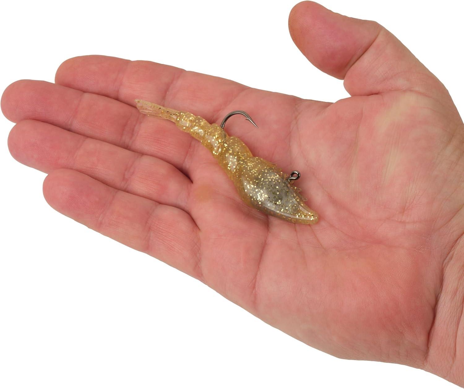 imageBerkley PowerBait Saltwater PowerSwitch Shrimp Fishing Soft BaitGold