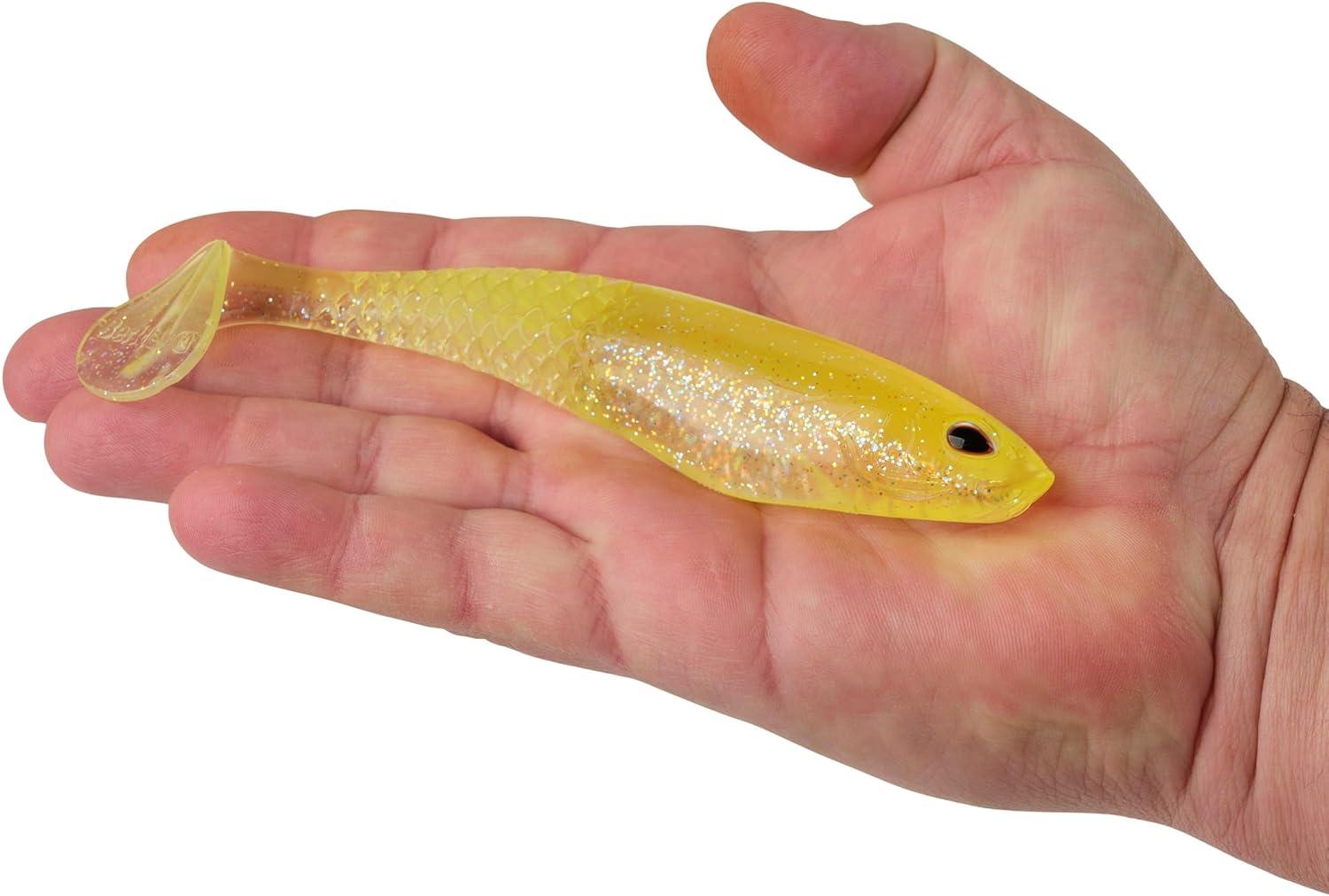 imageBerkley PowerBait Unrigged CullShad Fishing Soft BaitLime Ice