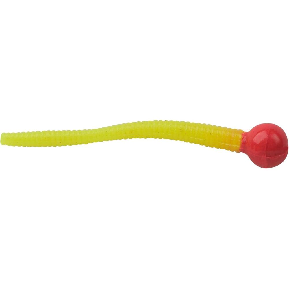 imageBerkley PowerBait Floating Mice Tails Fishing Soft Bait 1Fluorescent RedChartreuse