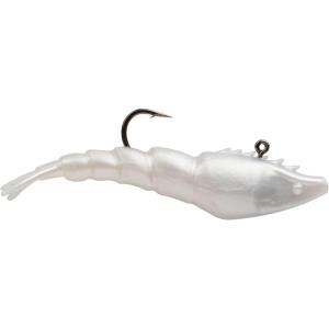Berkley PowerBait Saltwater PowerSwitch Shrimp Fishing Soft Bait(Pearl White)