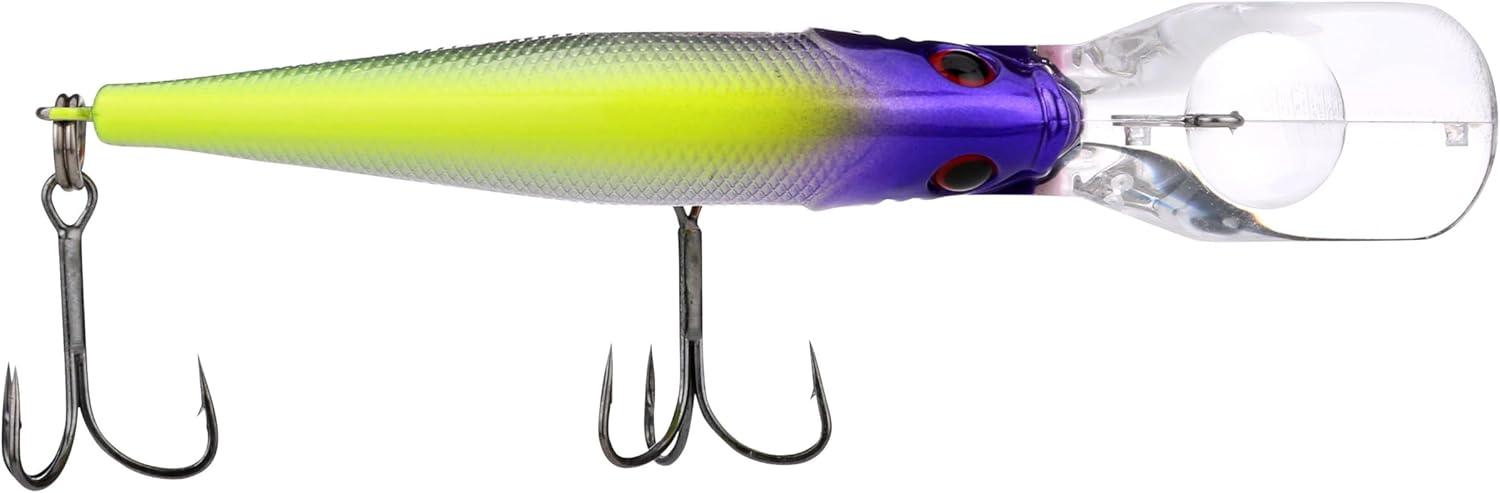 imageBerkley Flicker Shad Fishing Lure Firetail Hot Perch 316 oz 2in 5cm Crankbaits Size Profile and Dive Depth Imitates Real Shad Equipped with Fusion19 Hook