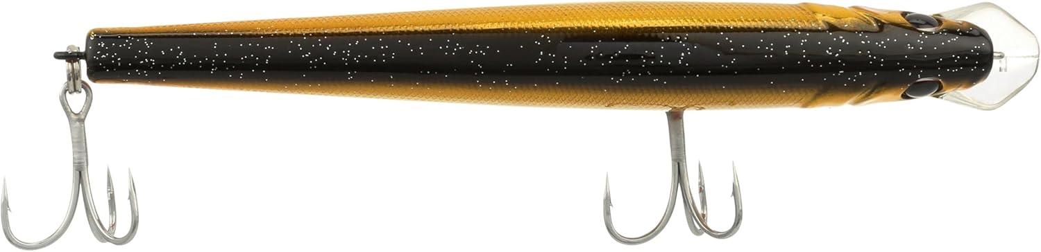 imageBerkley Cutter Saltwater Fishing Hard Bait Erratic Rolling Action Ideal for a Variety of Retrieves and Species Equipped with Fusion19 HookBlack Gold