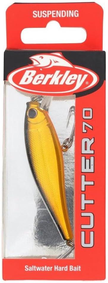 imageBerkley Cutter Saltwater Fishing Hard Bait Erratic Rolling Action Ideal for a Variety of Retrieves and Species Equipped with Fusion19 HookBlack Gold