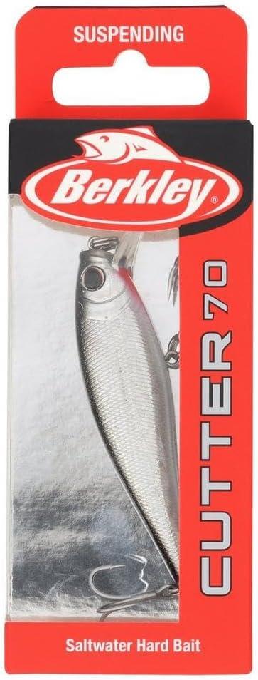 imageBerkley Cutter Saltwater Fishing Hard Bait Erratic Rolling Action Ideal for a Variety of Retrieves and Species Equipped with Fusion19 HookBlack Silver