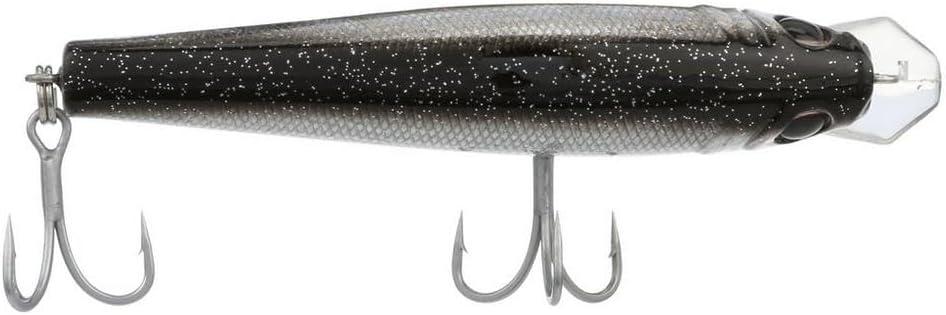 imageBerkley Cutter Saltwater Fishing Hard Bait Erratic Rolling Action Ideal for a Variety of Retrieves and Species Equipped with Fusion19 HookBlack Silver