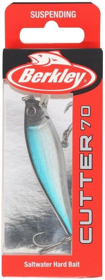 imageBerkley Cutter Saltwater Fishing Hard Bait Erratic Rolling Action Ideal for a Variety of Retrieves and Species Equipped with Fusion19 HookBlue Bullet