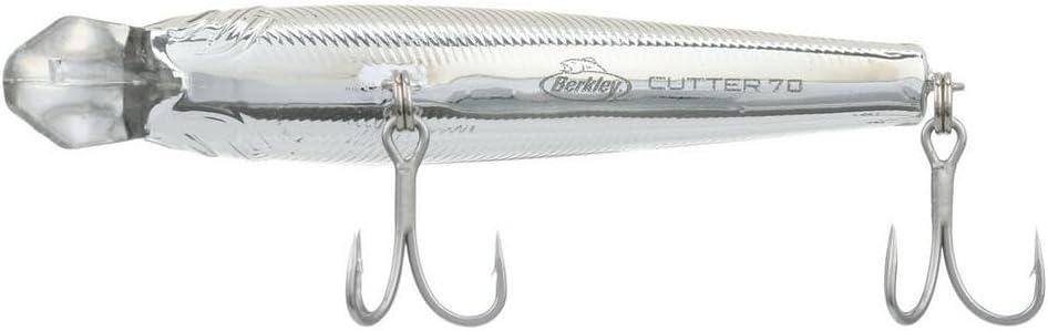 imageBerkley Cutter Saltwater Fishing Hard Bait Erratic Rolling Action Ideal for a Variety of Retrieves and Species Equipped with Fusion19 HookChrome