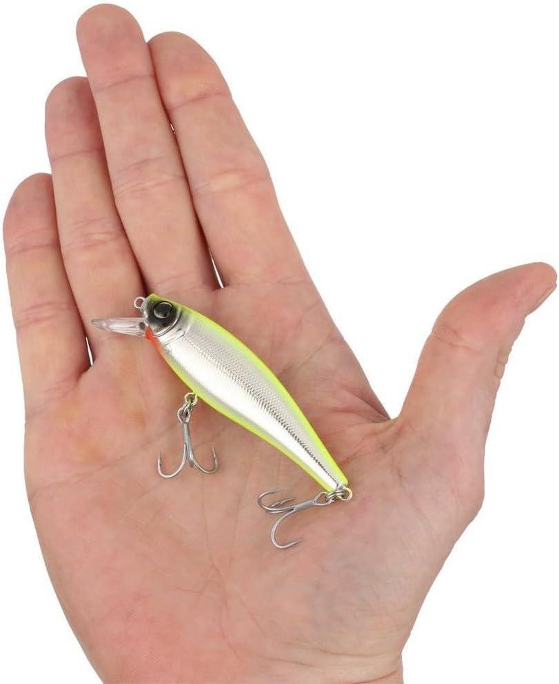 imageBerkley Cutter Saltwater Fishing Hard Bait Erratic Rolling Action Ideal for a Variety of Retrieves and Species Equipped with Fusion19 HookChromeChartreuse