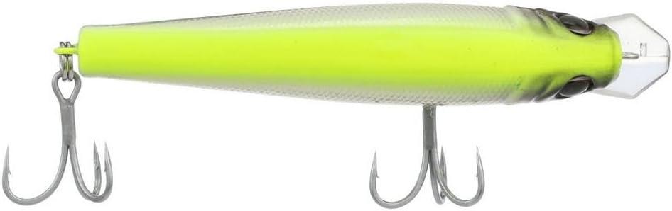 imageBerkley Cutter Saltwater Fishing Hard Bait Erratic Rolling Action Ideal for a Variety of Retrieves and Species Equipped with Fusion19 HookChromeChartreuse