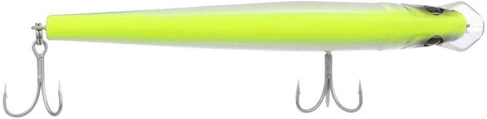 imageBerkley Cutter Saltwater Fishing Hard Bait Erratic Rolling Action Ideal for a Variety of Retrieves and Species Equipped with Fusion19 HookChromeChartreuse