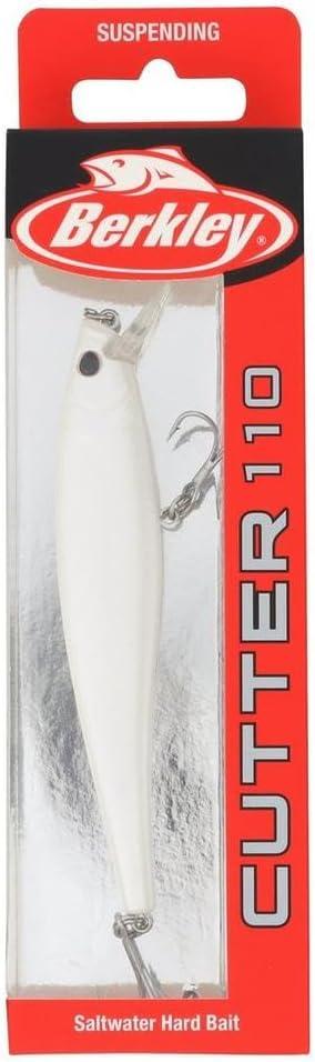 imageBerkley Cutter Saltwater Fishing Hard Bait Erratic Rolling Action Ideal for a Variety of Retrieves and Species Equipped with Fusion19 HookPearl White