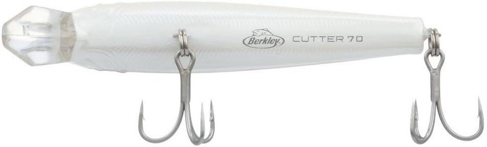 imageBerkley Cutter Saltwater Fishing Hard Bait Erratic Rolling Action Ideal for a Variety of Retrieves and Species Equipped with Fusion19 HookPearl White