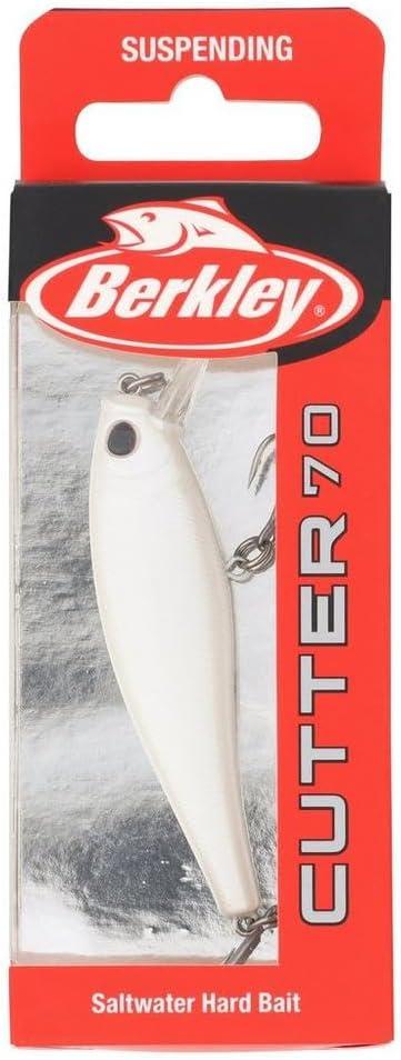 imageBerkley Cutter Saltwater Fishing Hard Bait Erratic Rolling Action Ideal for a Variety of Retrieves and Species Equipped with Fusion19 HookPearl White