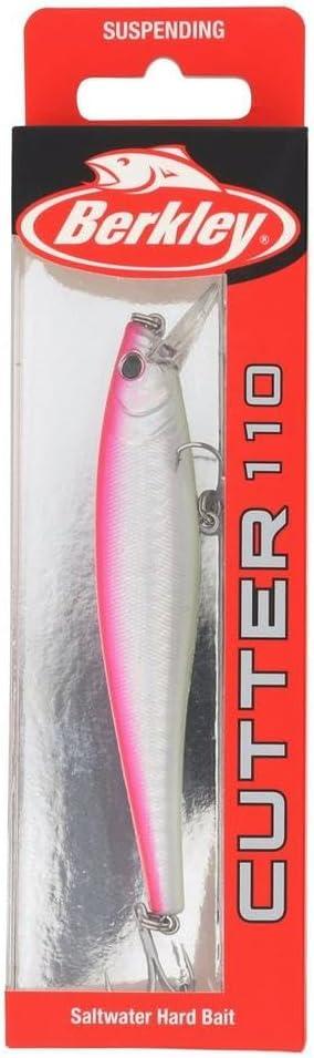 imageBerkley Cutter Saltwater Fishing Hard Bait Erratic Rolling Action Ideal for a Variety of Retrieves and Species Equipped with Fusion19 HookPink Silver