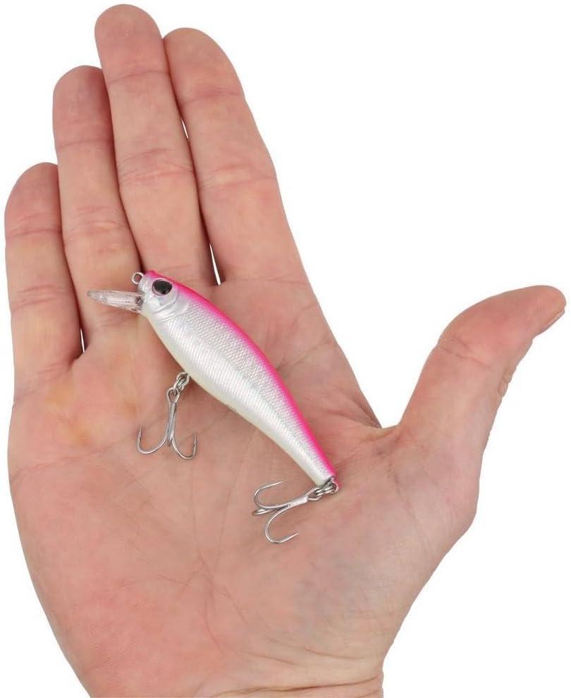 imageBerkley Cutter Saltwater Fishing Hard Bait Erratic Rolling Action Ideal for a Variety of Retrieves and Species Equipped with Fusion19 HookPink Silver