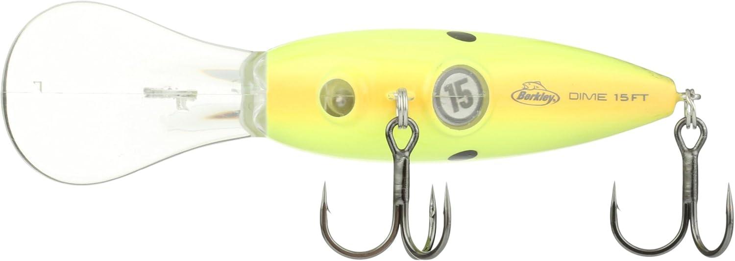 imageBerkley Dime Fishing Hard BaitBlack Chartreuse