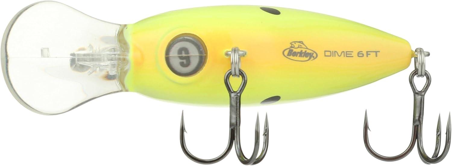 imageBerkley Dime Fishing Hard BaitBlack Chartreuse