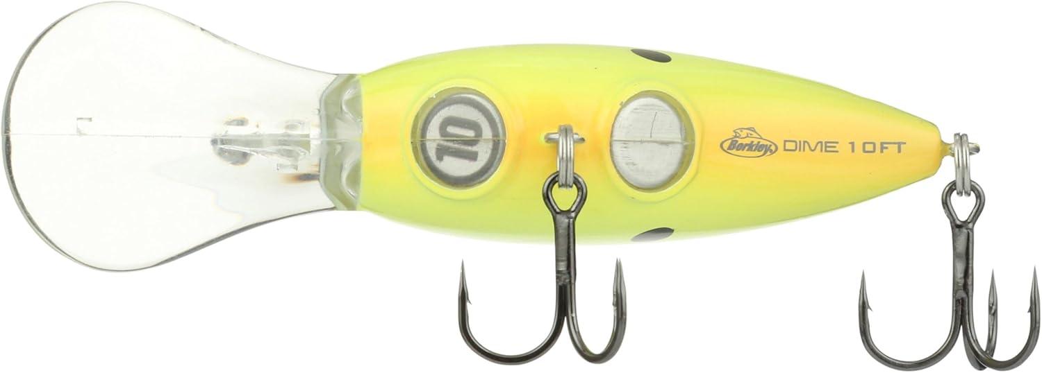 imageBerkley Dime Fishing Hard BaitBlack Chartreuse