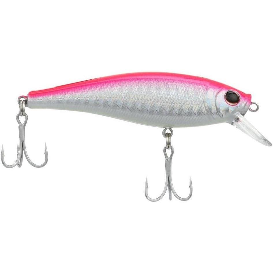 imageBerkley Cutter Saltwater Fishing Hard Bait Erratic Rolling Action Ideal for a Variety of Retrieves and Species Equipped with Fusion19 HookPink Silver