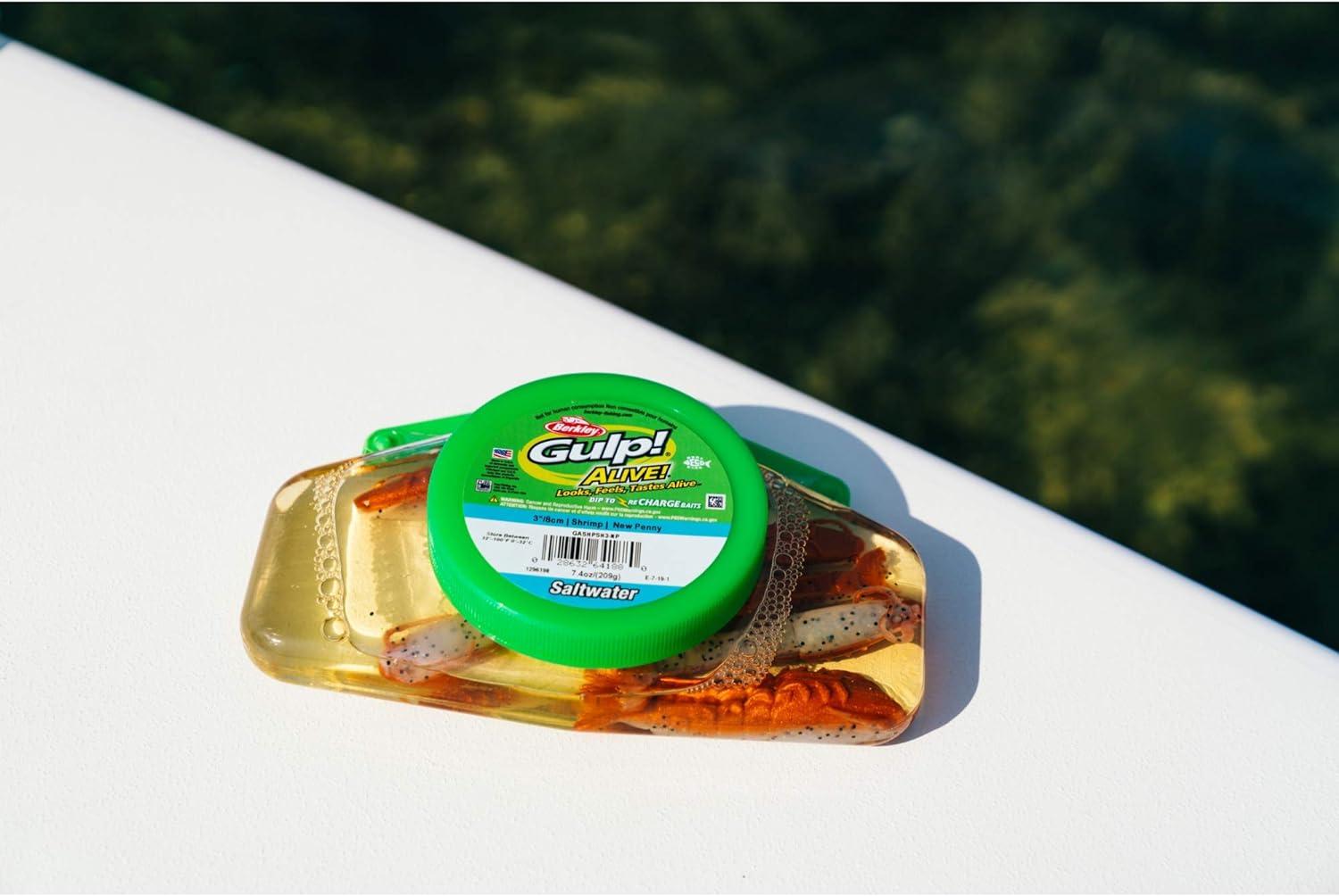 imageBerkley Gulp Alive ShrimpNew PennyChartreuse