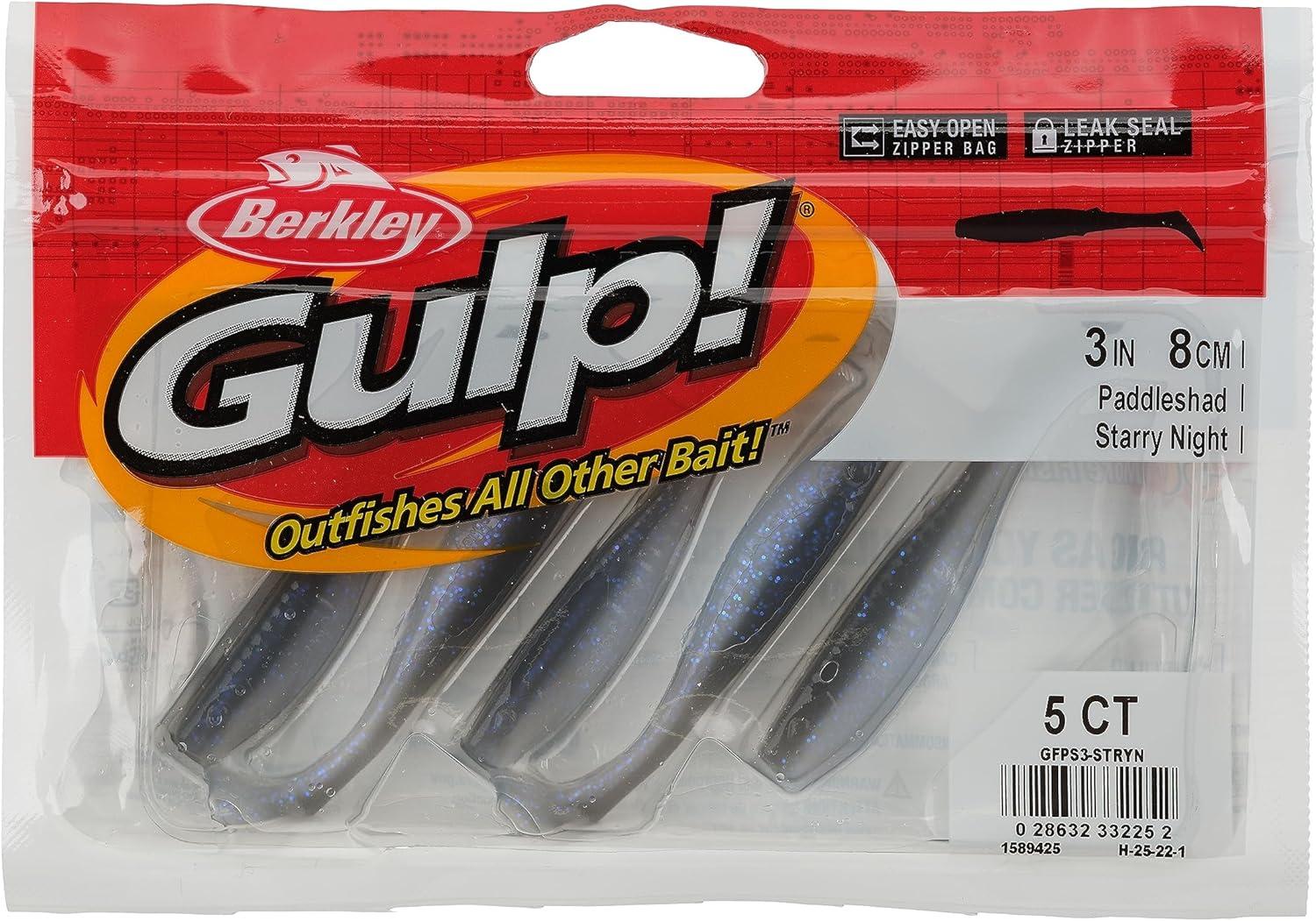 imageBerkley Gulp Paddleshad Fishing Soft BaitStarry Night