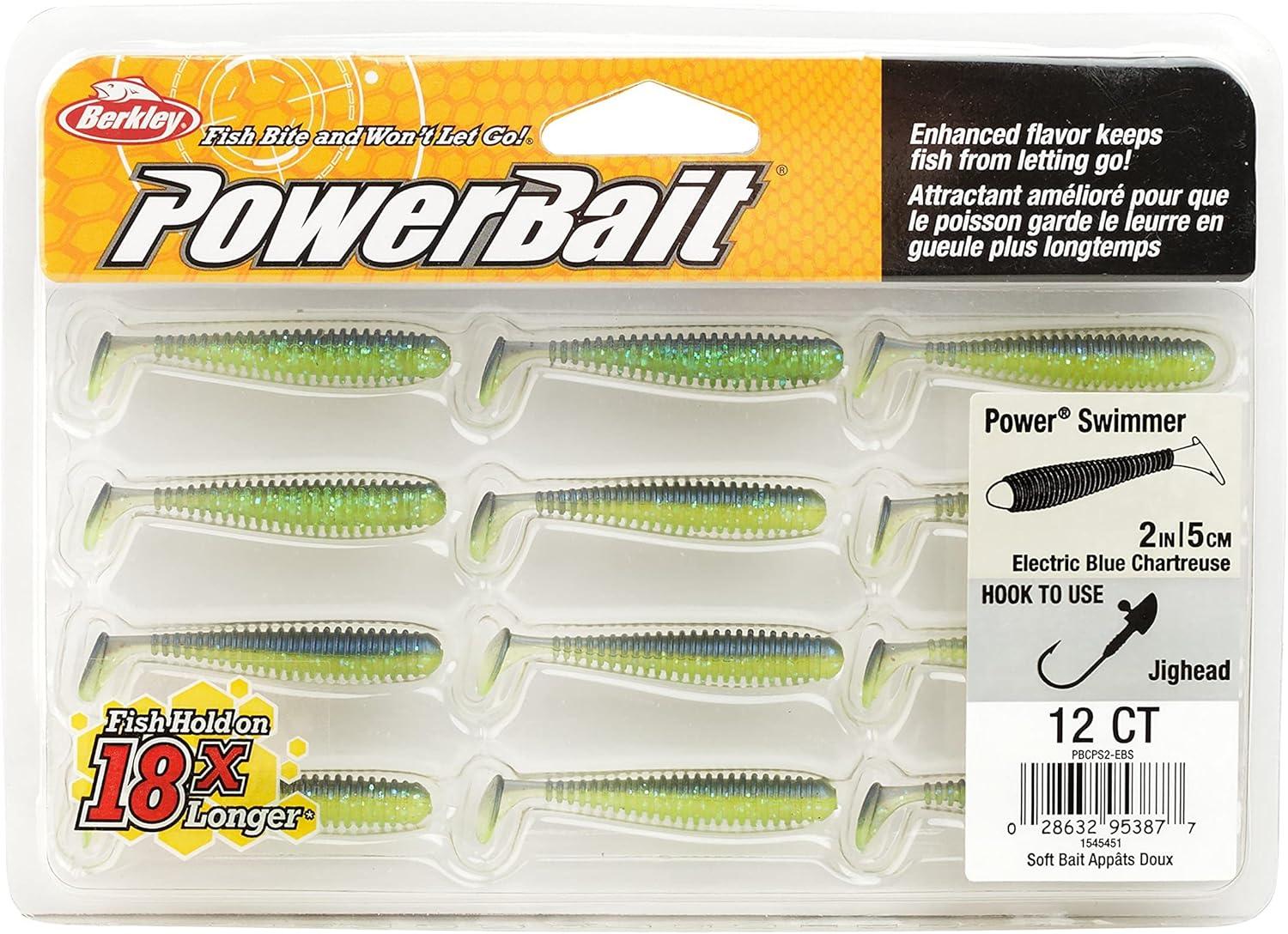 imageBerkley Paddle Tail Trout Fishing Bait 2 in French Pearl Multipurpose Reliable Paddle Tail Actions Eyepopping Colors Multiple Rigging OptionsElectric Blue Chartreuse