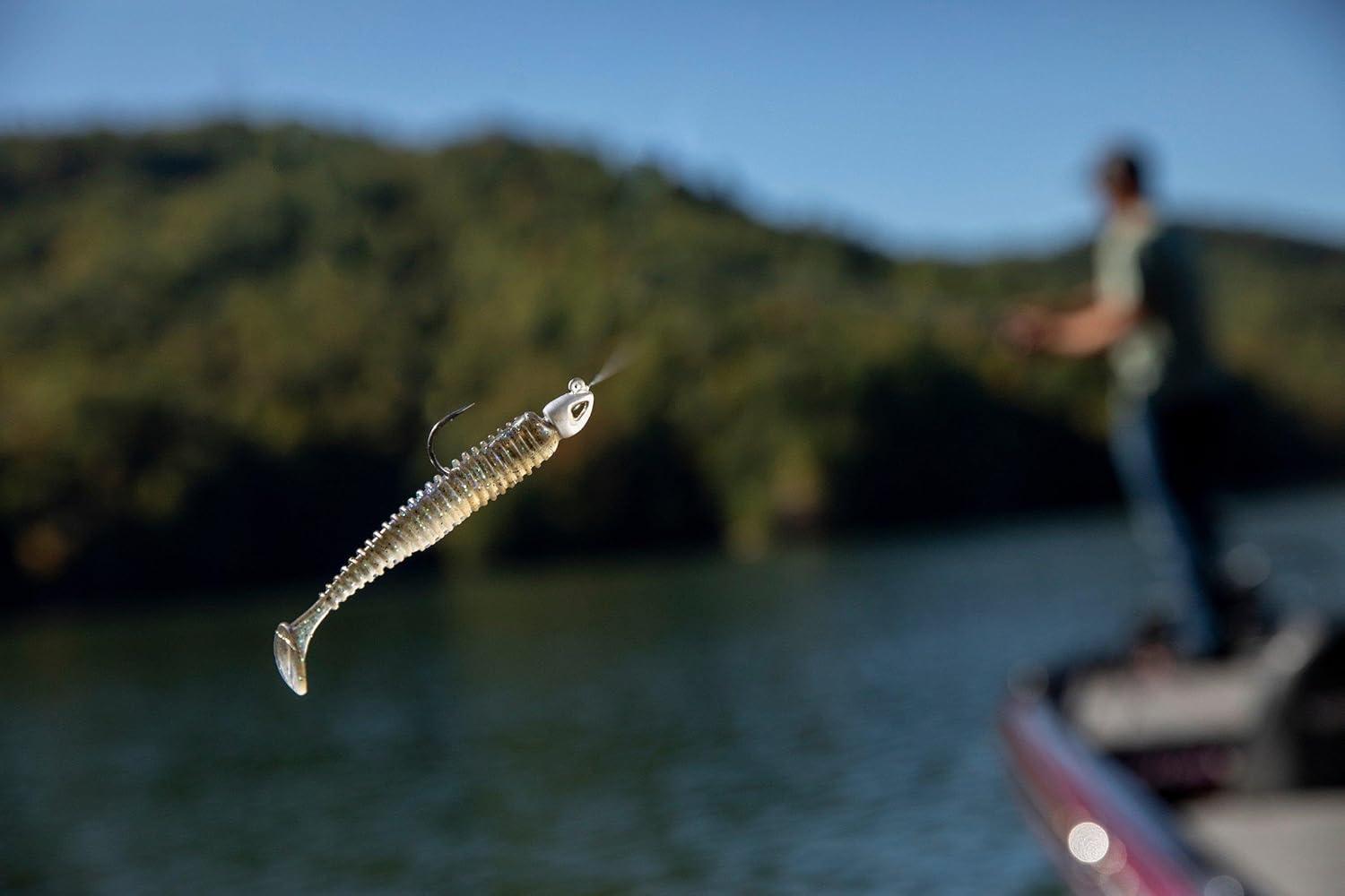imageBerkley Paddle Tail Trout Fishing Bait 2 in French Pearl Multipurpose Reliable Paddle Tail Actions Eyepopping Colors Multiple Rigging OptionsFrench Pearl