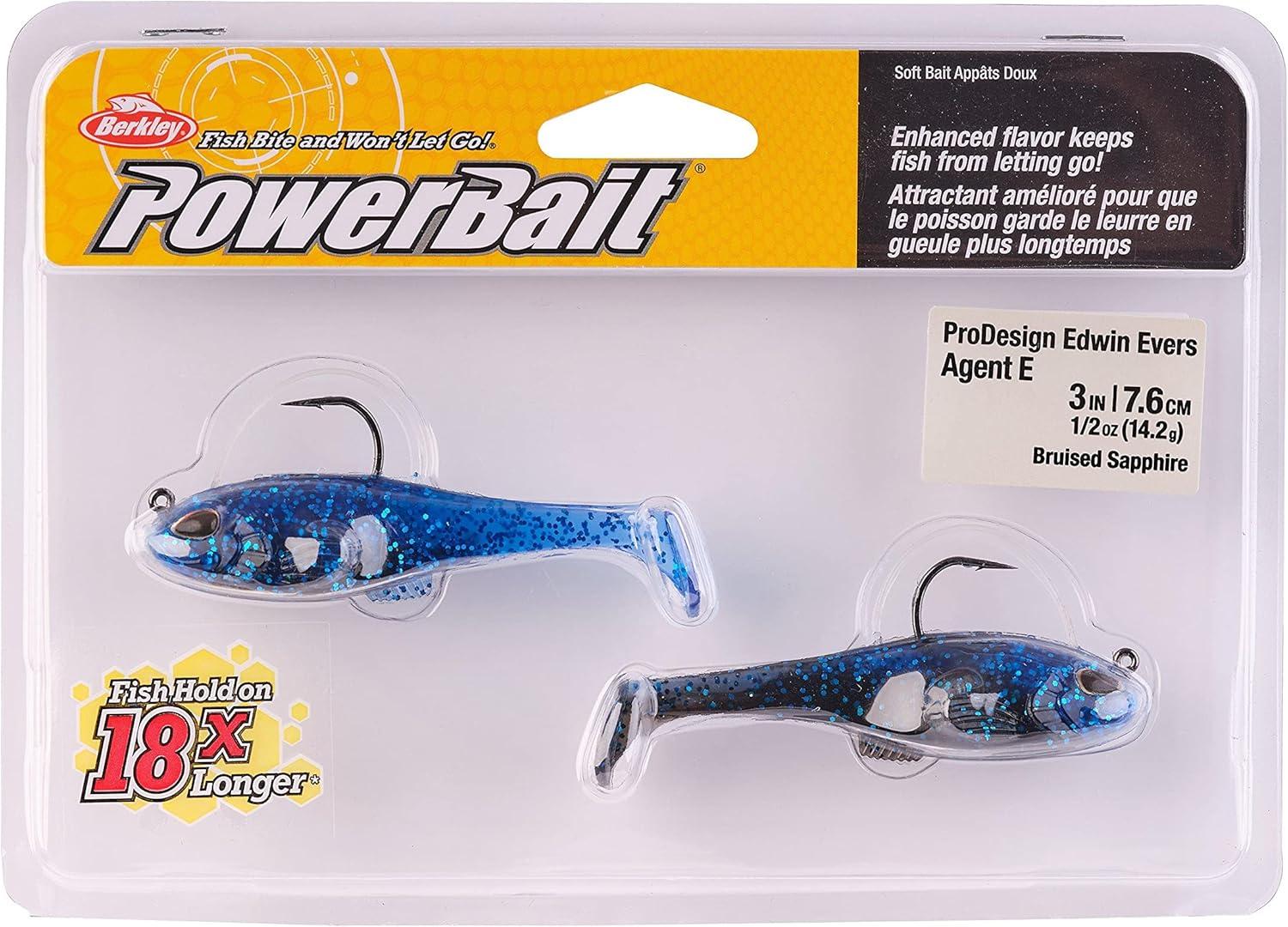 imageBerkley PowerBait Agent E Fishing Soft BaitBruised Sapphire