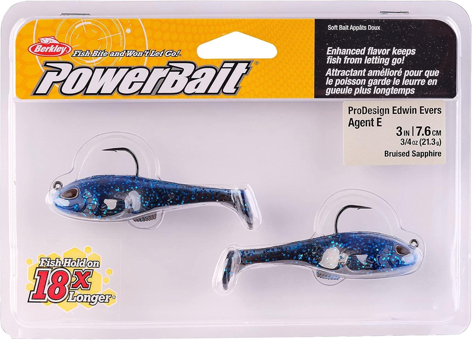 imageBerkley PowerBait Agent E Fishing Soft BaitBruised Sapphire