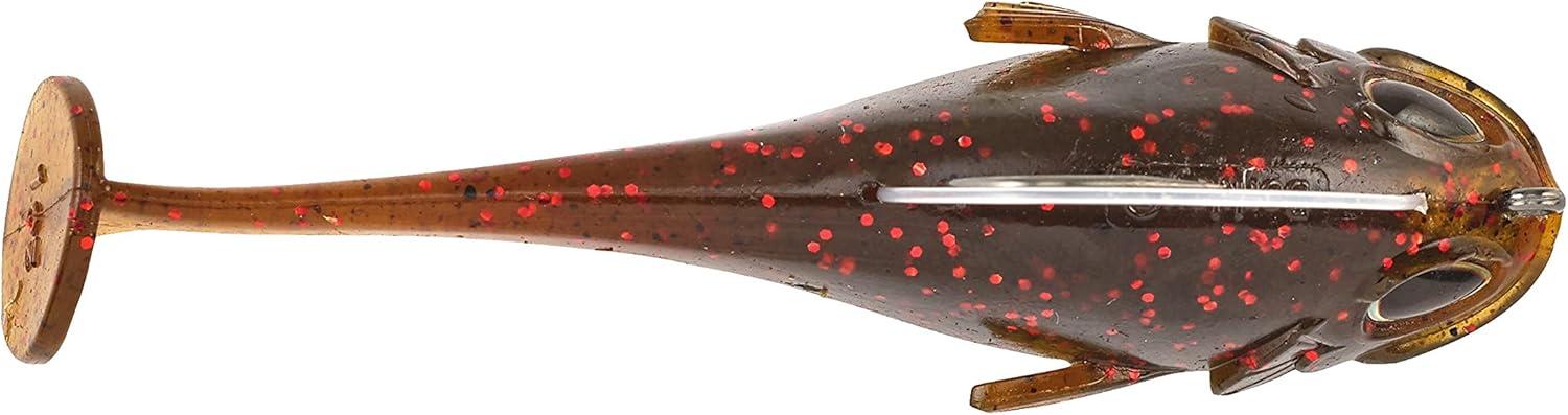 imageBerkley PowerBait Agent E Fishing Soft BaitGreen Pumpkin Red Fleck