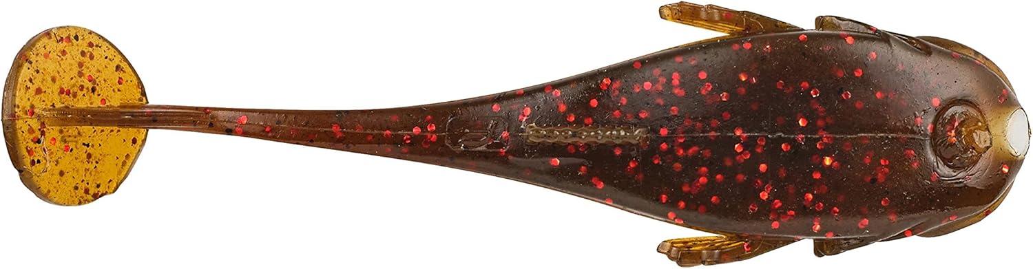 imageBerkley PowerBait Agent E Fishing Soft BaitGreen Pumpkin Red Fleck