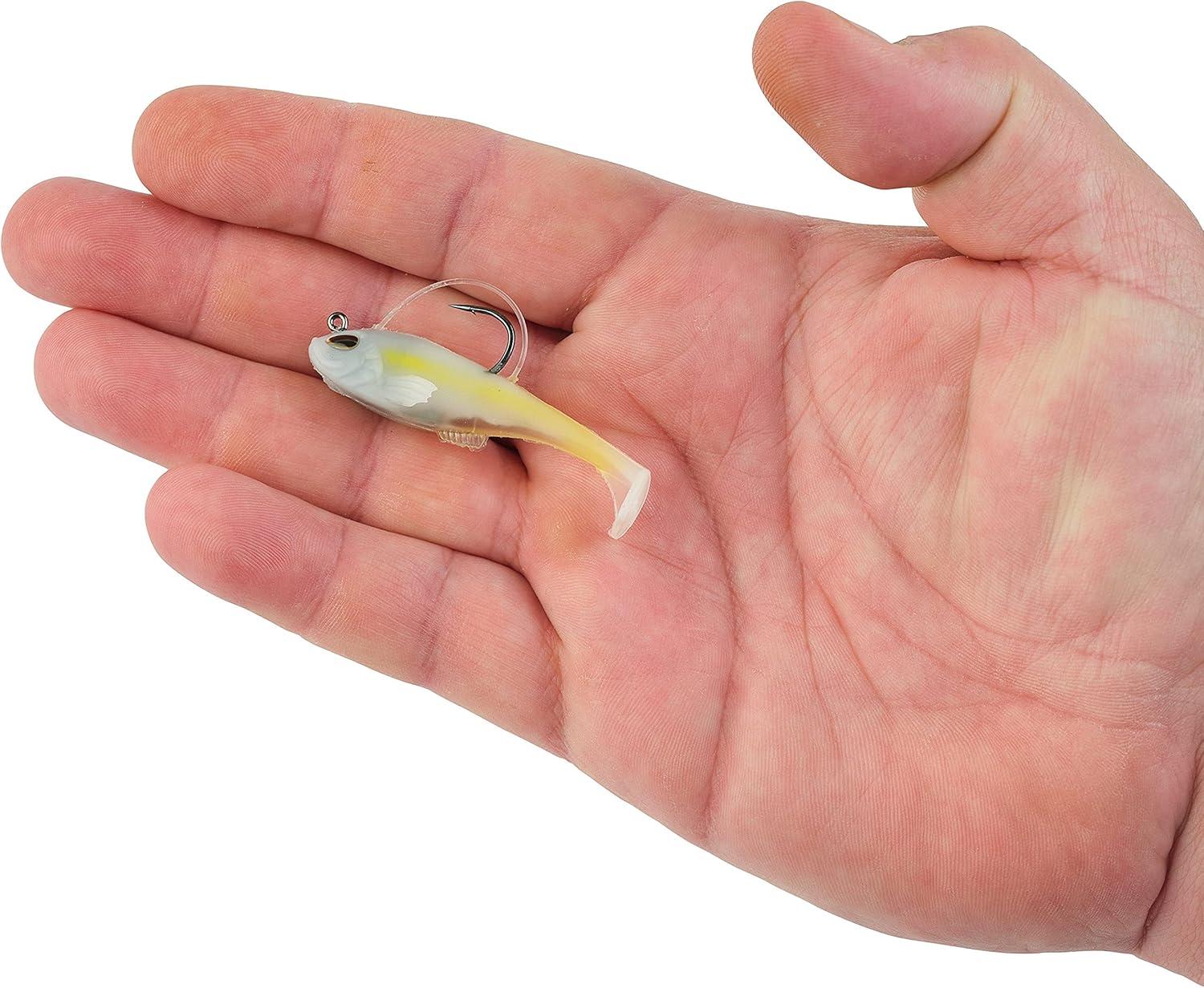 imageBerkley PowerBait Agent E Fishing Soft BaitHD Chartreuse Shad