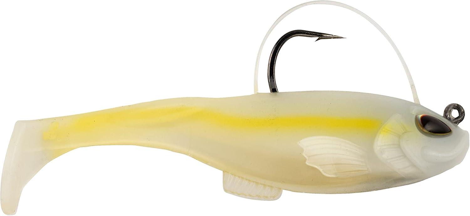 imageBerkley PowerBait Agent E Fishing Soft BaitHD Chartreuse Shad
