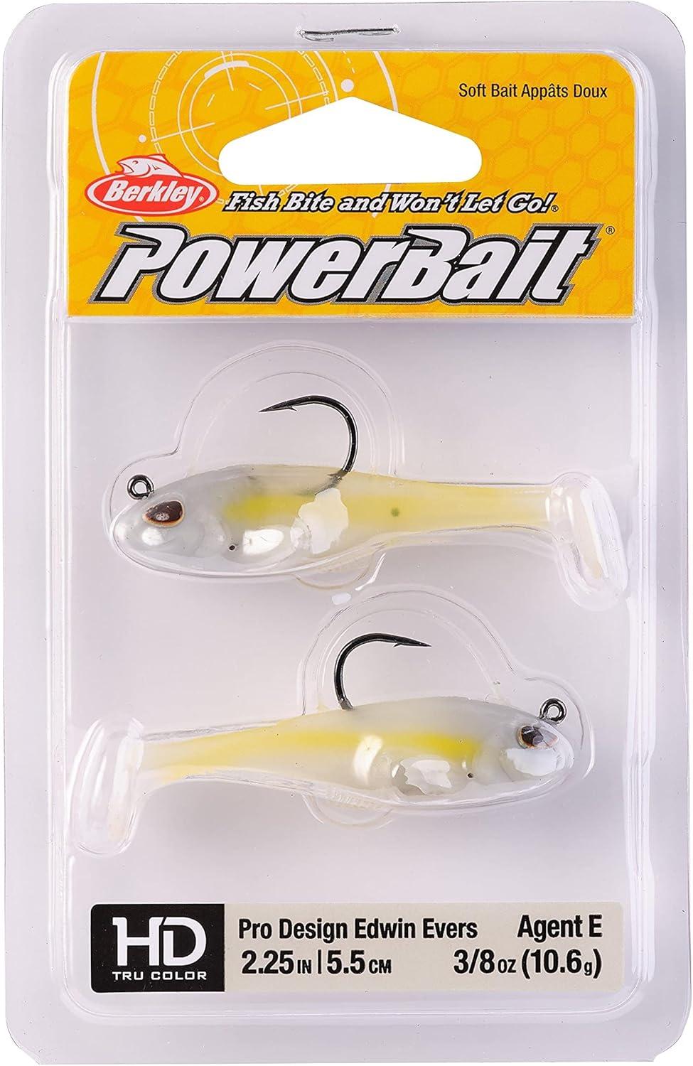 imageBerkley PowerBait Agent E Fishing Soft BaitHD Chartreuse Shad