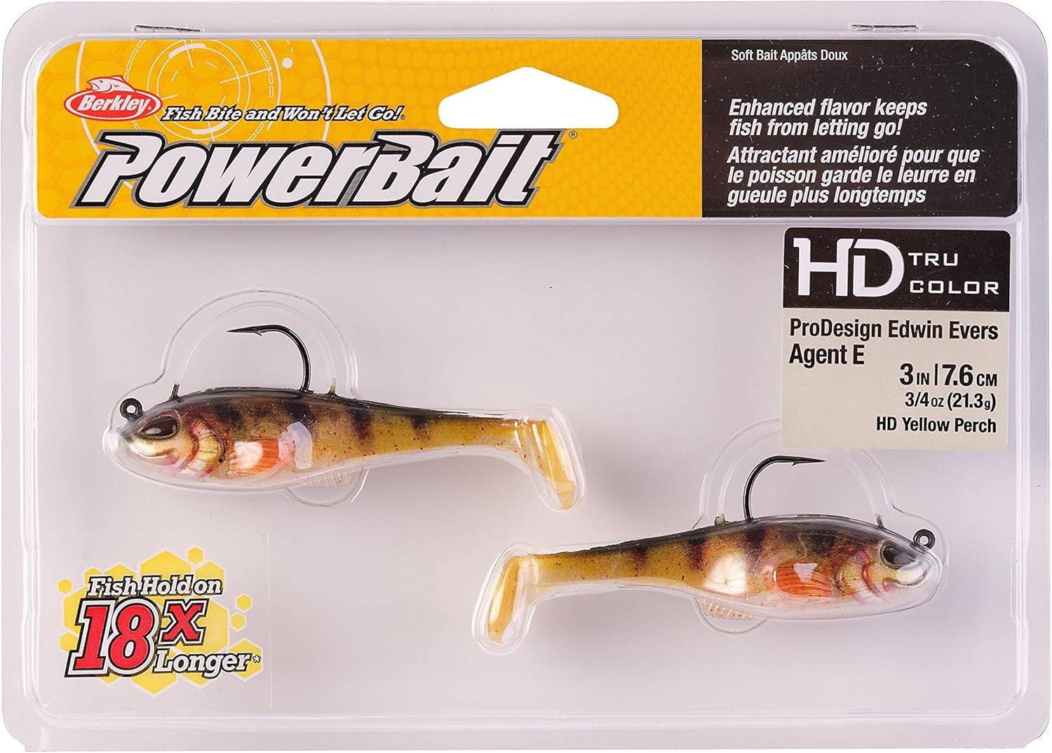 imageBerkley PowerBait Agent E Fishing Soft BaitHD Yellow Perch