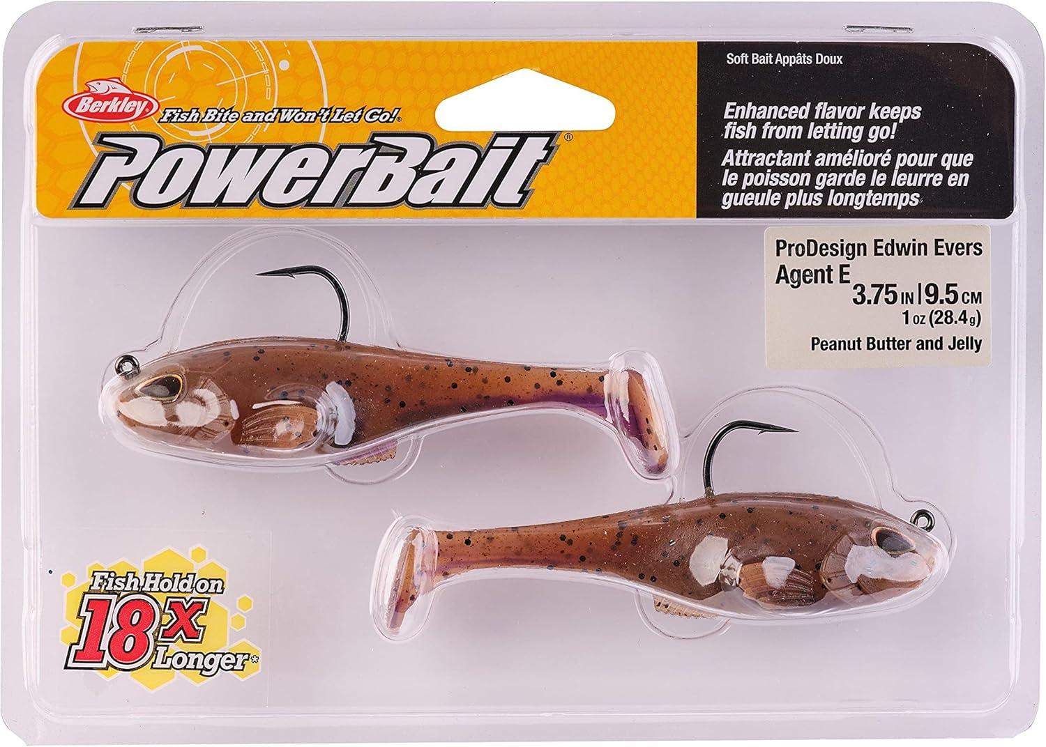 imageBerkley PowerBait Agent E Fishing Soft BaitPeanut Butter and Jelly