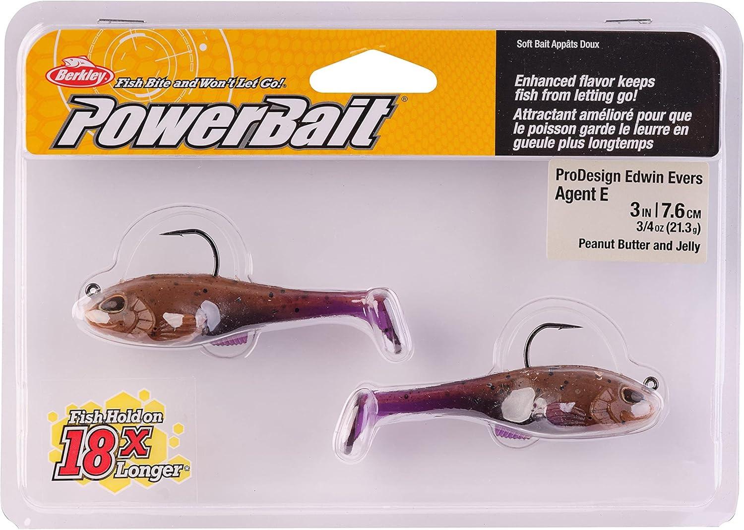 imageBerkley PowerBait Agent E Fishing Soft BaitPeanut Butter and Jelly