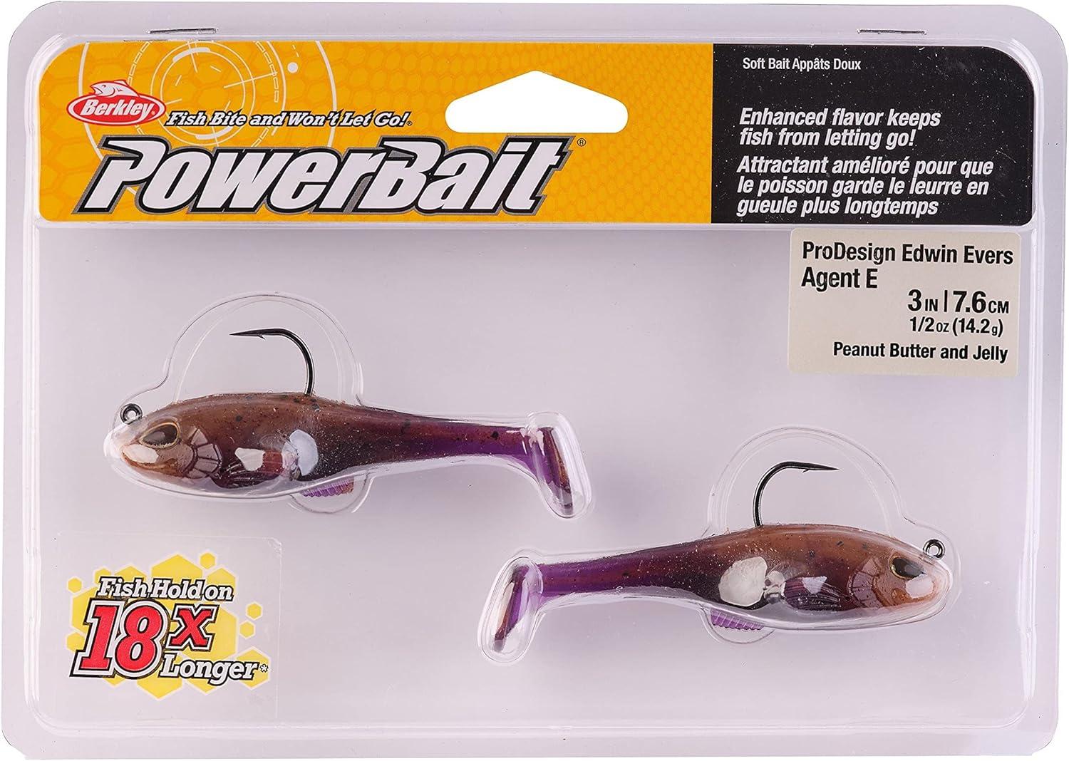 imageBerkley PowerBait Agent E Fishing Soft BaitPeanut Butter and Jelly