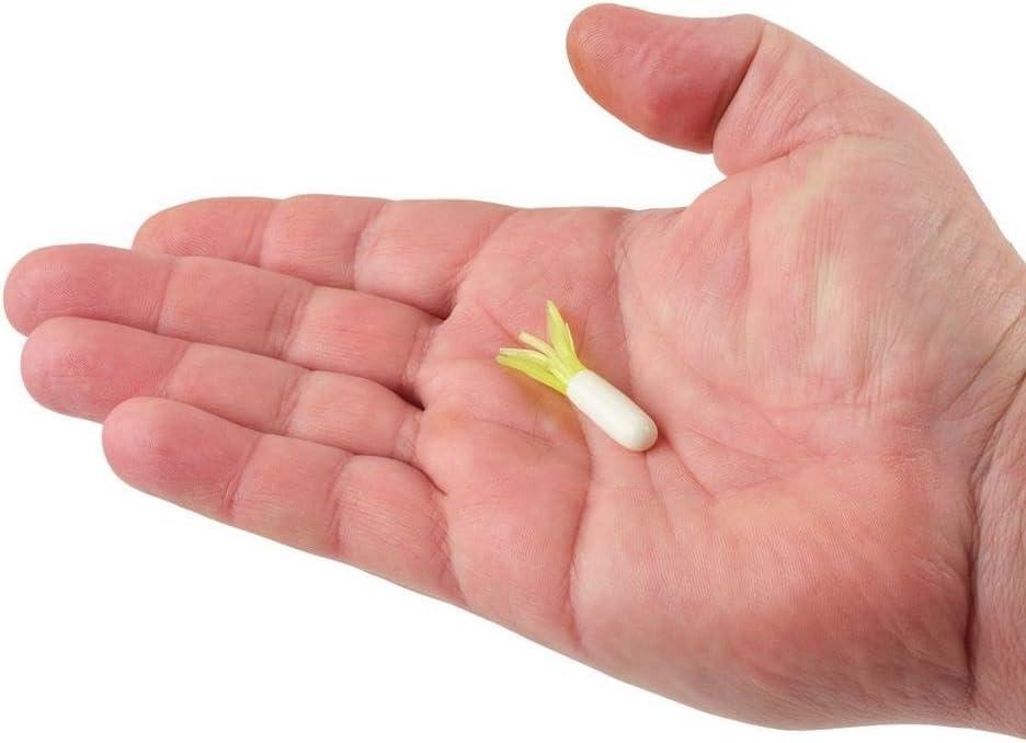imageBerkley PowerBait Atomic Tubes Fishing Soft BaitWhite Chartreuse