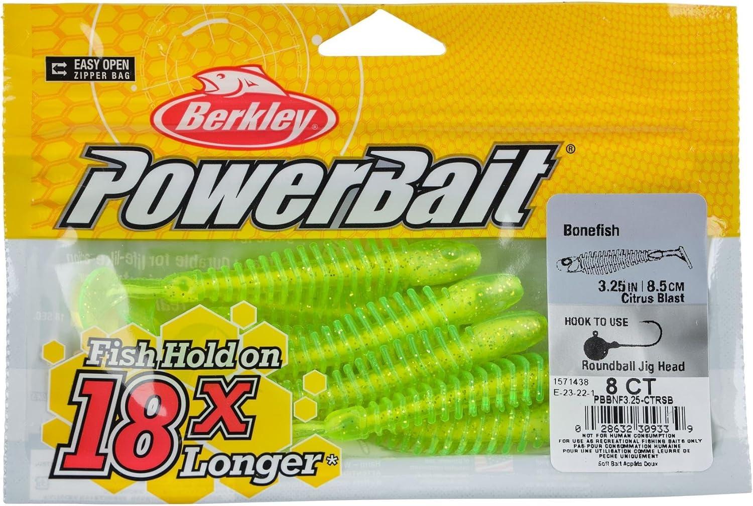 imageBerkley PowerBait Bonefish Fishing Soft BaitCitrus Blast