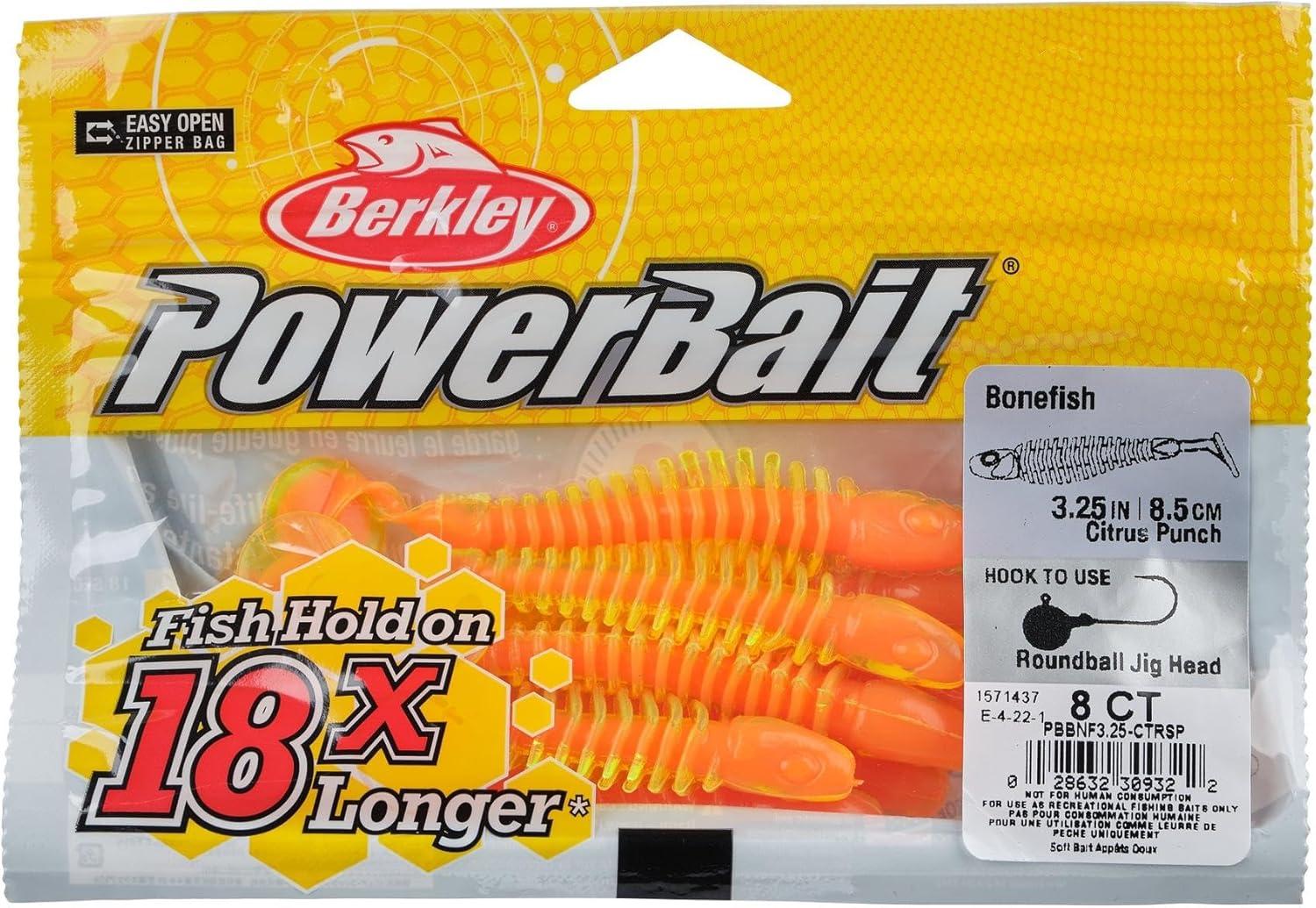 imageBerkley PowerBait Bonefish Fishing Soft BaitCitrus Punch
