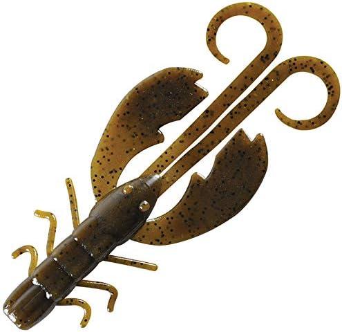 imageBerkley PowerBait Crazy Legs Chigger Craw Soft Plastic Lure 8 Pack Bass FishingGreen Pumpkin