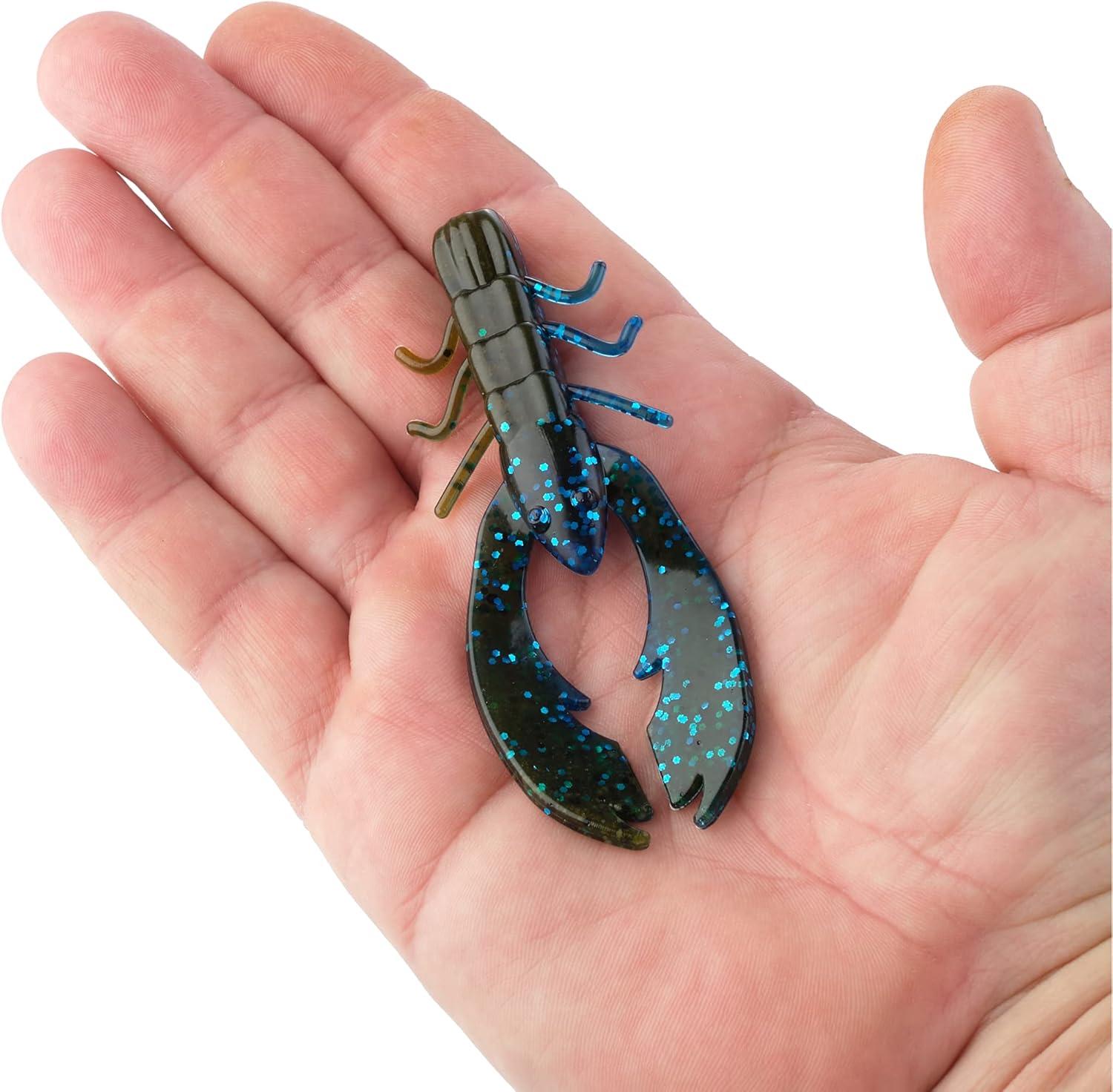 imageBerkley PowerBait Crazy Legs Chigger Craw Soft Plastic Lure 8 Pack Bass FishingOkeechobee Craw