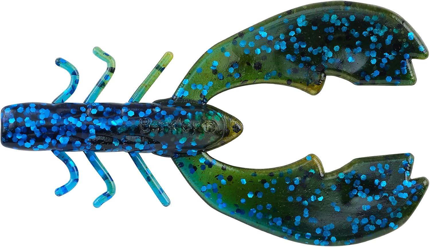 imageBerkley PowerBait Crazy Legs Chigger Craw Soft Plastic Lure 8 Pack Bass FishingOkeechobee Craw
