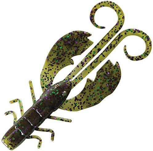 imageBerkley PowerBait Crazy Legs Chigger Craw Soft Plastic Lure 8 Pack Bass FishingWatermelon Candy