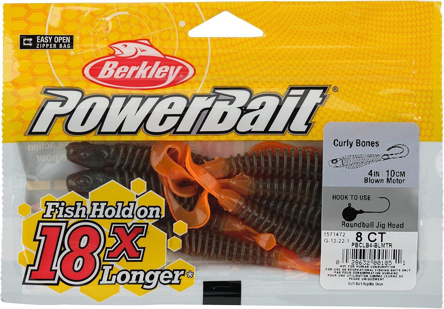 imageBerkley PowerBait Curly Bones Fishing Soft BaitBlown Motor