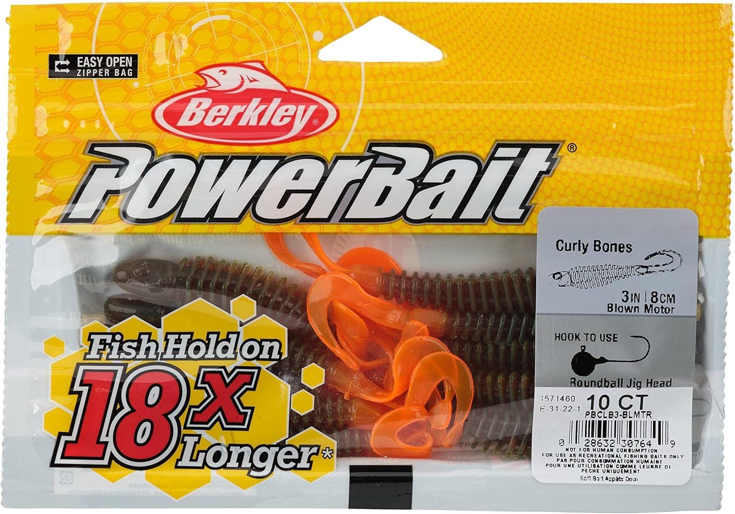 imageBerkley PowerBait Curly Bones Fishing Soft BaitBlown Motor