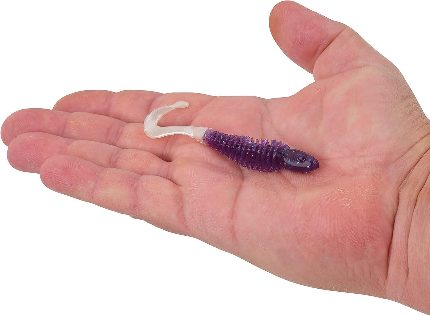 imageBerkley PowerBait Curly Bones Fishing Soft BaitElectric BlueWhite